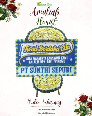 Papan Bunga Duka di Kampa